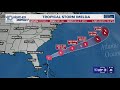 Tracking the Tropics: Tropical Storm Imelda bringing some showers to east coast