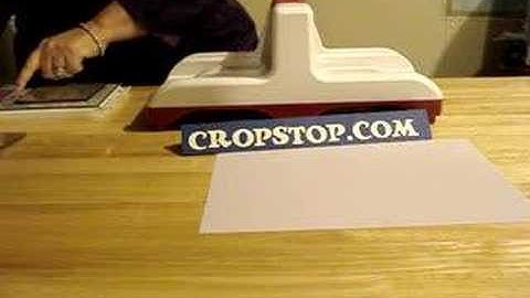 How to cut QuicKutz dies in a Big Kick machine