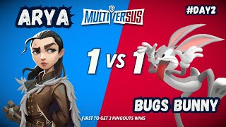 Arya Stark vs Bugs Bunny Multiversus PvP Day 2