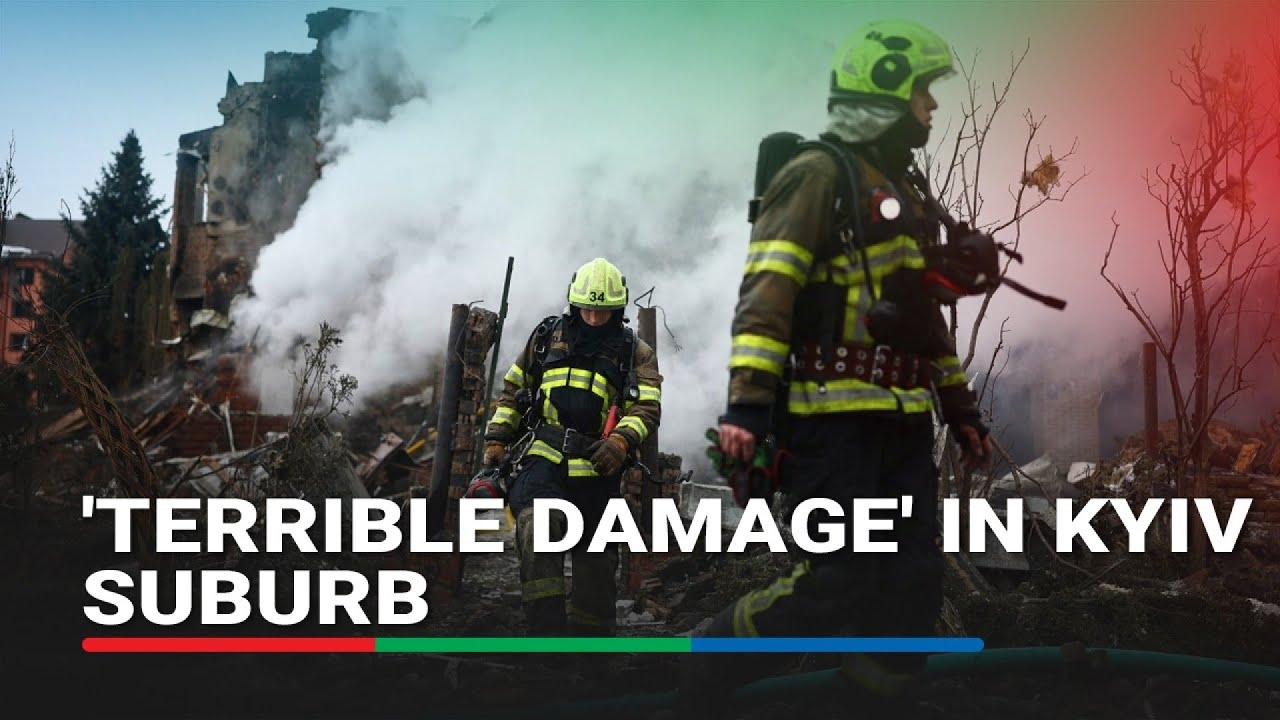 Kyiv suburb heavily damaged in Russian attack on Ukraine | ABS-CBN News