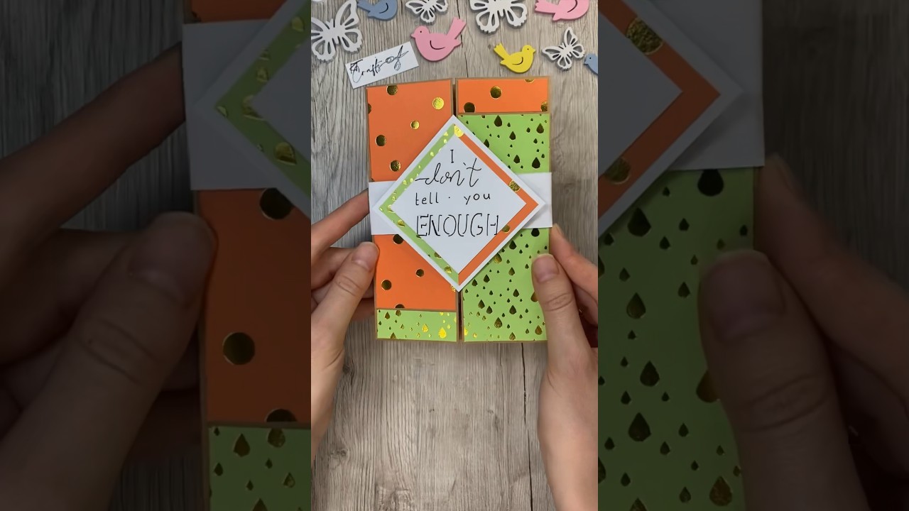 🍑 Einfache DIY Pop up Karte 🍑 