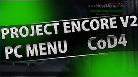 [RELEASE/PC]CoD4 Mod Menu Project EnCoRe V2 By CabCon