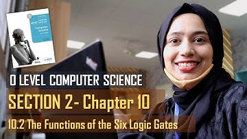 10.2 The Functions of the Six Logic Gates | Boolean Logic | Chapter 10 | O Level Computer Science