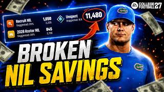 This NIL Strategy is BROKEN for Saving NIL in CFB 27