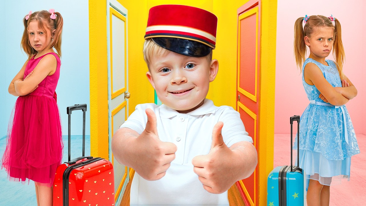 Aventuras das vizinhas do hotel com garotas engraçadas