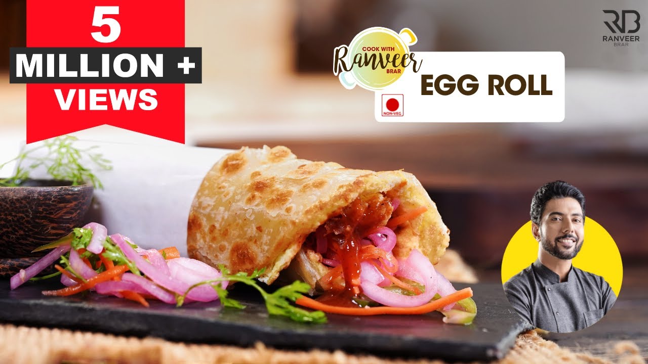 Kolkata style Egg roll | अंडा रोल आसानी से बनने वाला | Pujo spl Egg roll recipe | Chef Ranveer Brar