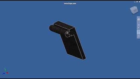 Inventor project 7 end cover hinge