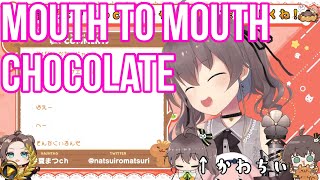 Natsuiro Matsuri Struggle To Accept Getting Old And Then Giving Chocolate Mouth To Mouth Hololive