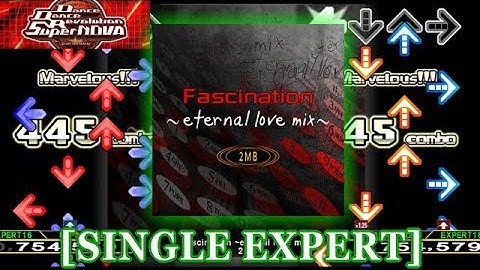 【DDR SN】 Fascination -eternal love mix- [SINGLE EXPERT] 譜面確認＋クラップ