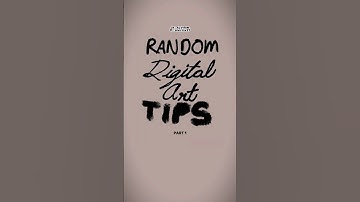 random digital art tips✨ #ibispaintx #animatic #digitalart #arttips