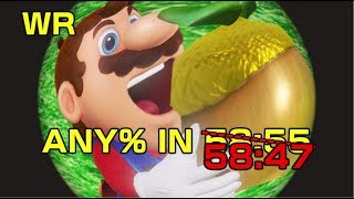 Super Mario Odyssey Any% FORMER WR in 58:47 (As of october 14th 2019 - February 15th 2020)