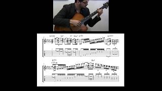 Trascription Pasquale Grasso - Someone to watch over me, solo guitar. Music sheet+guitar tab