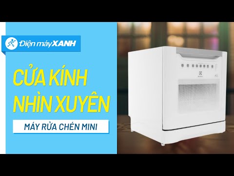 Máy rửa chén (bát) Electrolux: cửa trong suốt, rửa nước nóng (ESF6010BW) • Điện máy XANH