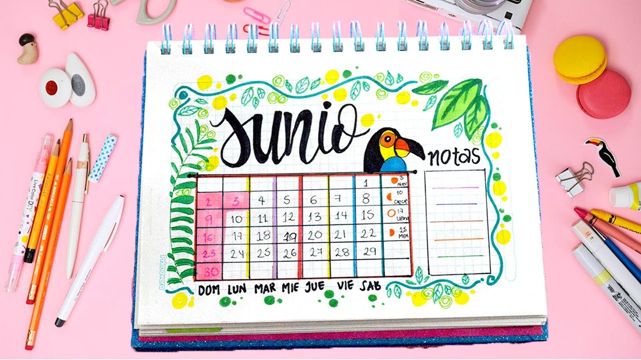 A pie Acusación Señor ❤️ IDEA para hacer tu calendario -JUNIO ☀️MANUALIDADES PARA NIÑOS - Yaye -  YouTube