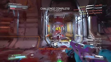 DOOM 2016 MULTIPLAYER QUAD KILL + POP SHOT