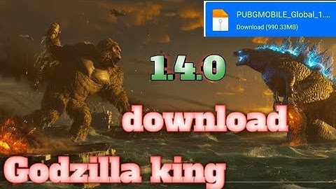 Godzilla & King Kong Mode | Pubg mobile 1.4.0 updated Global version!