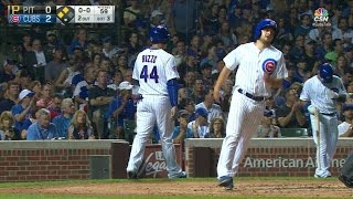 PIT@CHC: Rizzo scores on Heyward's groundout in 3rd
