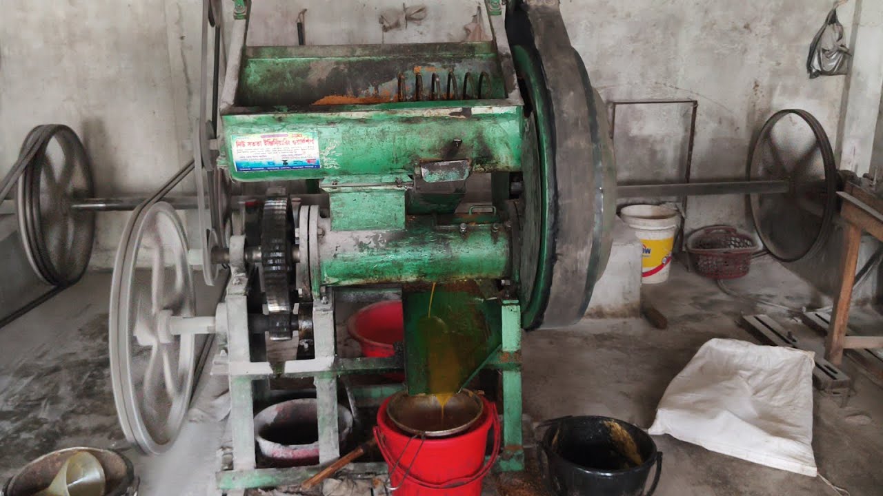 সরিষার তেল ভাঙ্গানো মেশিন #oilpress #machine #youtube #video 