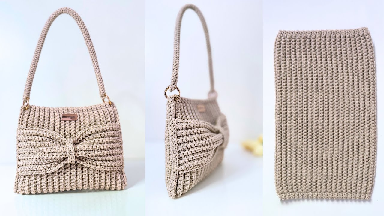 Bolsa de Crochê Fácil, Rápida e Barata | Natal e Ano novo: Passo a Passo Bolsa Maria