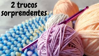 te enseño 2 trucos de crochet ¿los sabias? dejamelo en comentarios