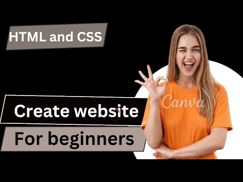 how we create a website using HTML and CSS for beginner - YouTube