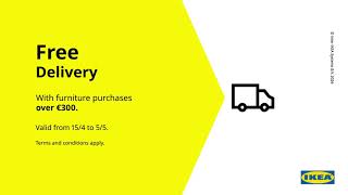 IKEA Free Delivery with Furniture purchases