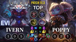 DFM Evi Ivern vs Poppy Top - KR Patch 11.3