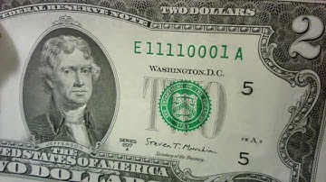NEW Binary Serial Number $2 Bills Found!