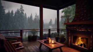 3Whispers of Nature's Lullaby Embrace the Serenity of Gentle Rain and Distant Thunder in Your Retrea