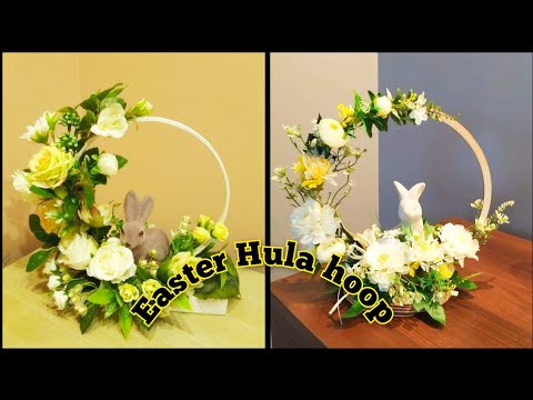 30+ Best and new Easter Hula hoop wreath decoration || Hula hoop wreath decoration ideas hqdefault