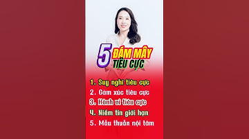 5 Đám mây tiêu cực - Cái gì đang thực sự ngăn trở bạn? | #shorts