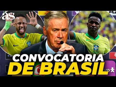 Video ANCELOTTI | LISTA COMPLETA de BRASIL para el MUNDIAL 2026: NEYMAR, VINICIUS, RAPHINHA, CASEMIRO...