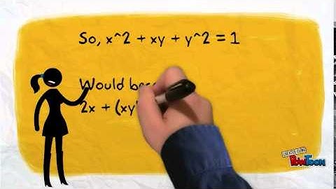 IMPLICIT DIFFERENTIATION