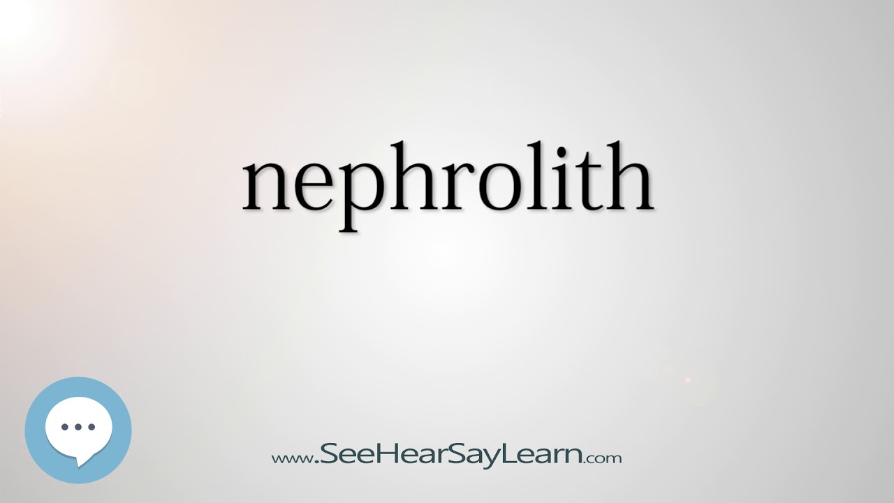 nephrolith - Smart & Obscure English Words Defined 👁️🔊🗣🧠✅