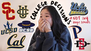 2021 COLLEGE DECISION REACTION *i cried lol* (USC, UC berkeley, UCLA, UCI, UCSB, pepperdine + more)