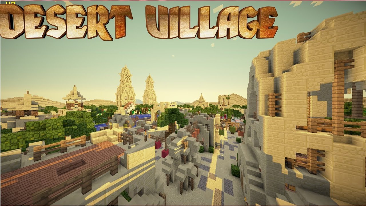 Minecraft PE Desert Village [DOWNLOAD] - YouTube