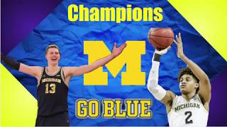 Michigan Basketball Road To The National Championship Hype Video “The Greatest Show”