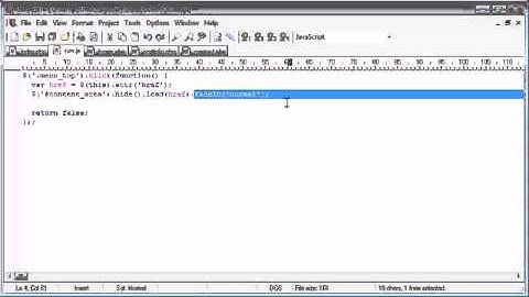 jQuery Tutorial   177   Loading content with AJAX and fade effect