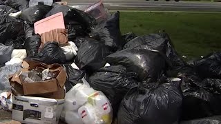 Trash piles grow in Philadelphia as workers strike continues into day 2
