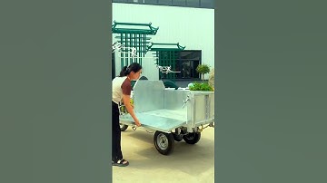 Automatic working Trolley 🛒 Remote control Trolley 🛒 Easy working tools #shortvideo #trending #video