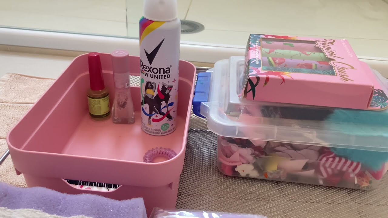 Asmr CASERINHO | arrumando minha estante de cosméticos! - Sweet Dreams By Cora Cz