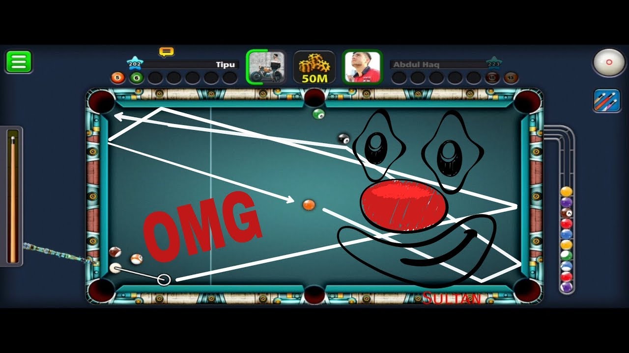 8 Ball Pool All TrickShots || Berlin -50M || Tipu Sultan 8BP