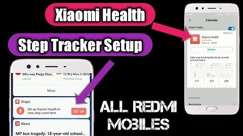 How to Enable Mi Step Tracker! Xiaomi Health Setup in App Vault || By Desi ITech