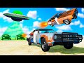 We Broke into Area 51 with JATOS and Ran From the Cops in BeamNG Multiplayer!