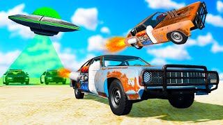 We Broke into Area 51 with JATOS and Ran From the Cops in BeamNG Multiplayer!