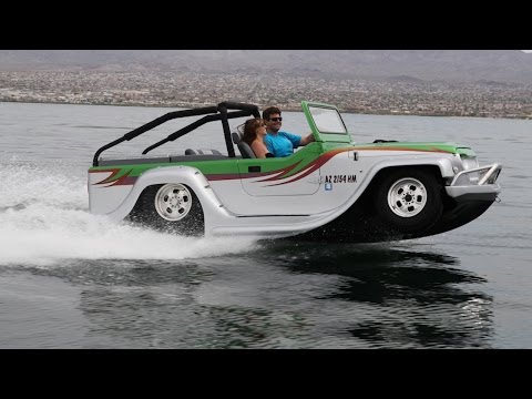 H2-GO! Amphibious Car Hits Speeds Of 45mph On Water