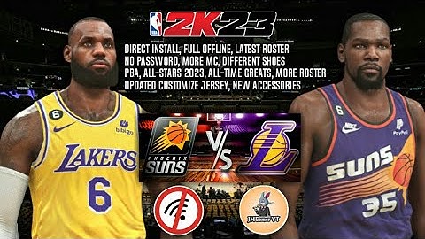 LEBRON vs KD! 2K23 Updated Roster Android Offline | No F1VM | HD Graphics | Gameplay