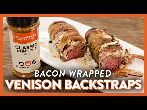 Bacon Wrapped Venison Backstrap | Legendary Recipe