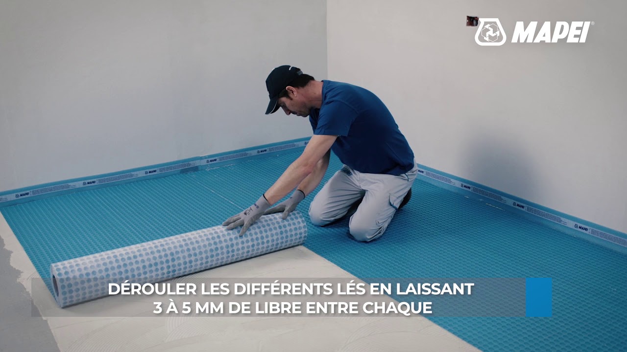 Mapei | Membrane de désolidarisation imperméable Mapeguard UM 35 – FR