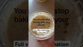 Stop using starter and start using leaven! #sourdough #baking #sourdoughclub #sourdoughstarter